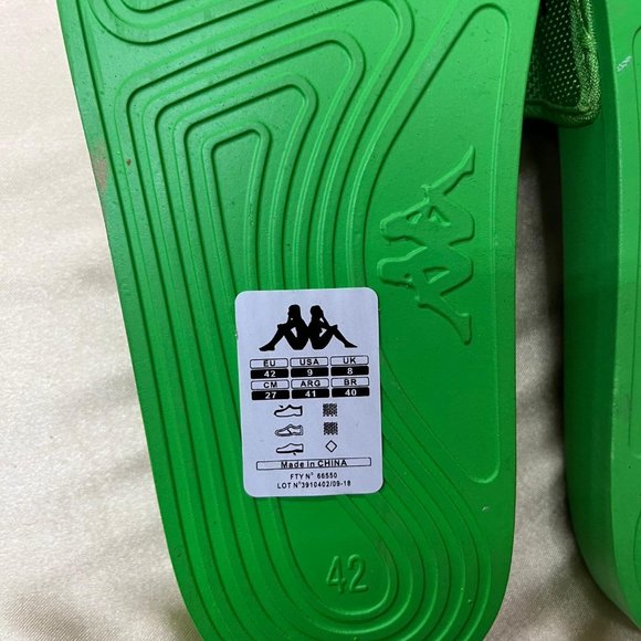 NWOT Kappa Unisex Sandals Sz 9 - Picture 7 of 8